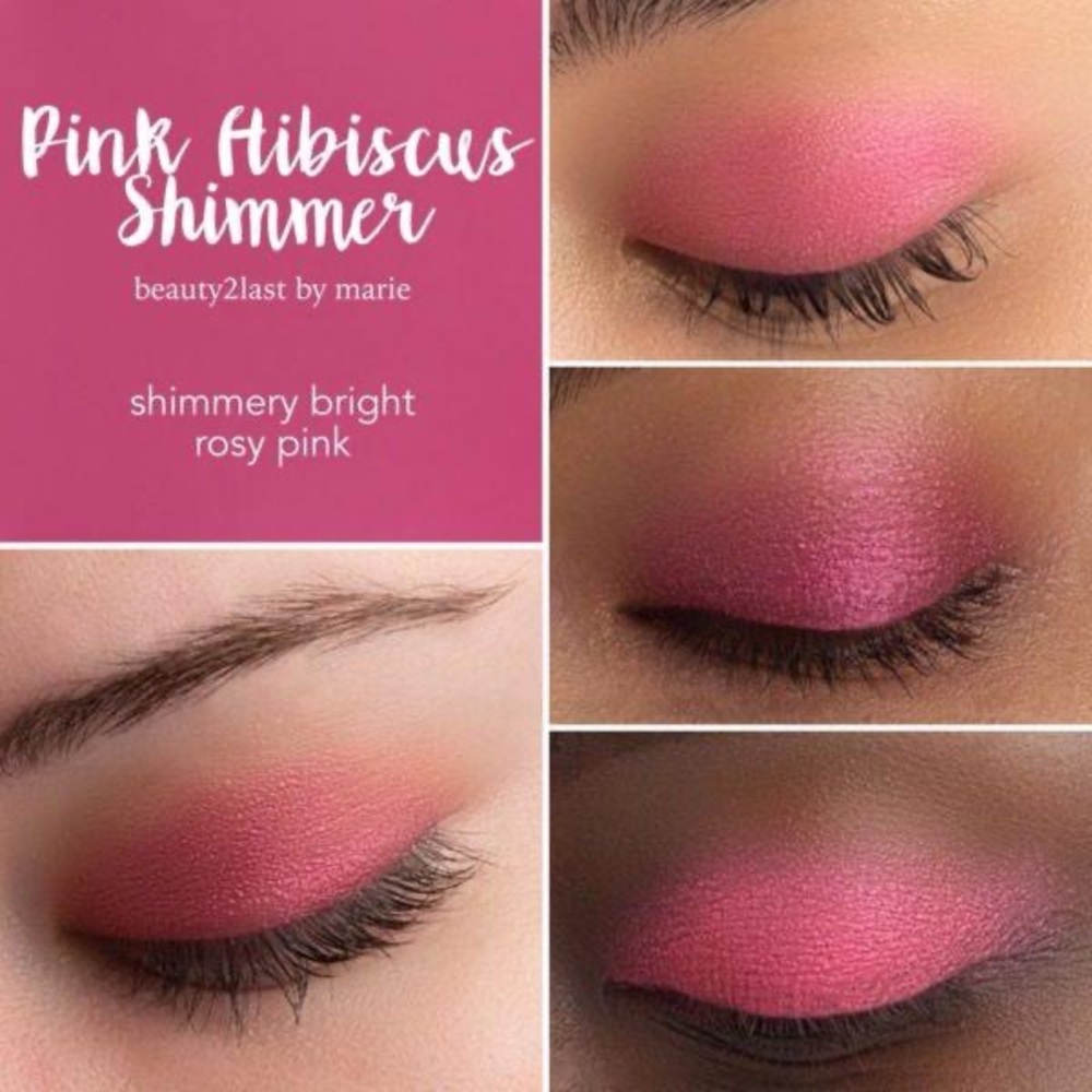 Pink hibiscus shimmer ShadowSense